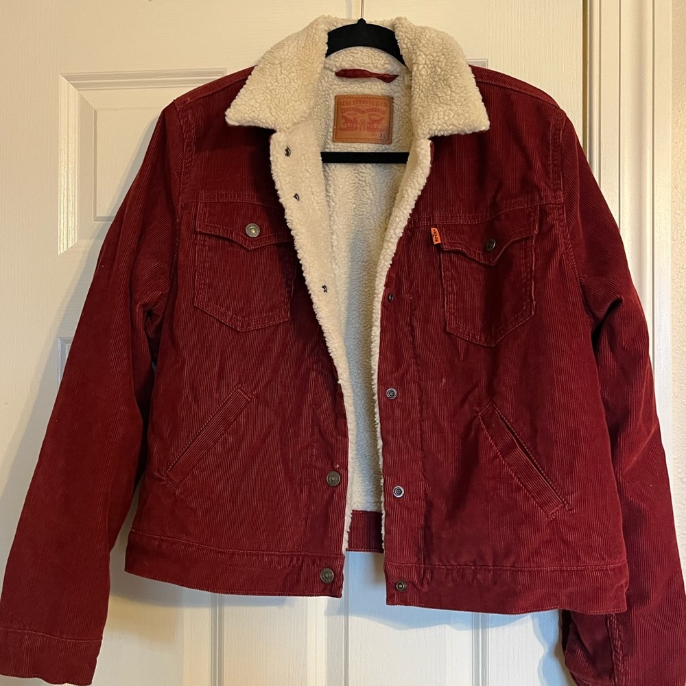 LEVI’S Sherpa lined corduroy jacket